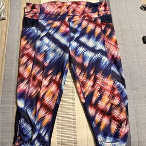 Athleta Dynamic Multicolor Leggings